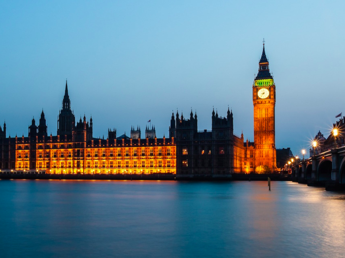 11. United Kingdom — One of the oldest democracies in the world, the United Kingdom just misses out on the top 10. Members of Parliament meet at Westminster, London.