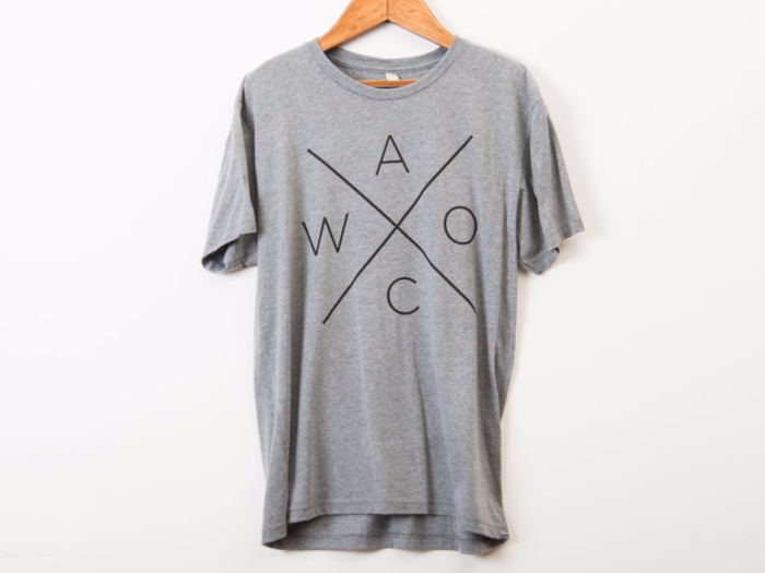 Show off your Waco, Texas, pride in this slouchy T-shirt.