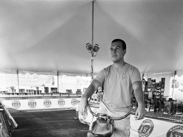 Not everyone at every fake event felt that way though. This guy rode his bike to "Dane Cook and Staind with special guests Seether and Trapt LIVE at the Fireworks Tent in the Kmart Parking lot in Wilmington, NC."