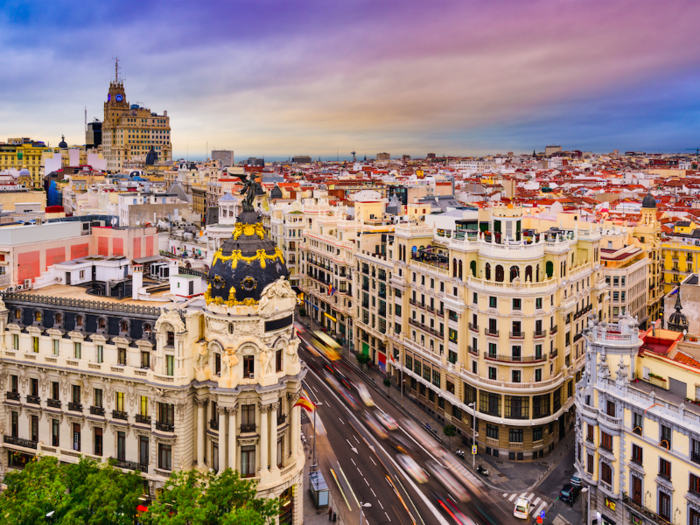 3. Madrid, Spain — The Spanish city was ranked highly as an overwhelming amount of expats said that feeling welcome was key and they found it easy to settle in and make friends. Low cost of living also helped push it up the ranking.