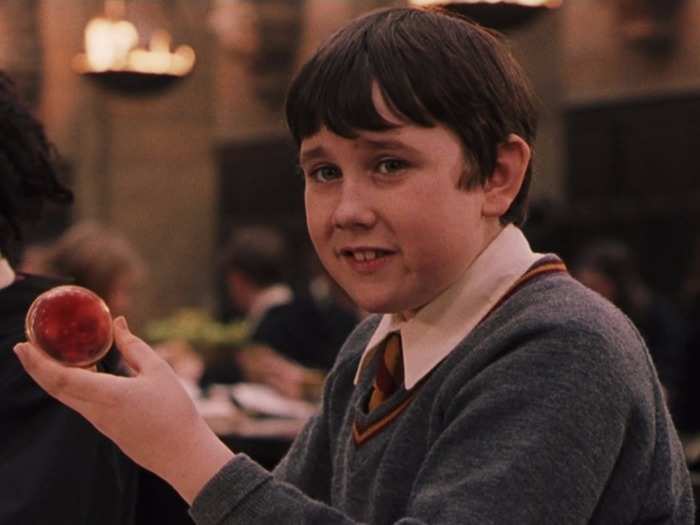 THEN: Matthew Lewis played the often absent-minded Neville Longbottom.