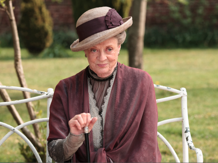 NOW: Smith wrapped up her inimitable role as Violet Crawley, Dowager Countess of Grantham on "Downton Abbey" last year. Since "Harry Potter," she