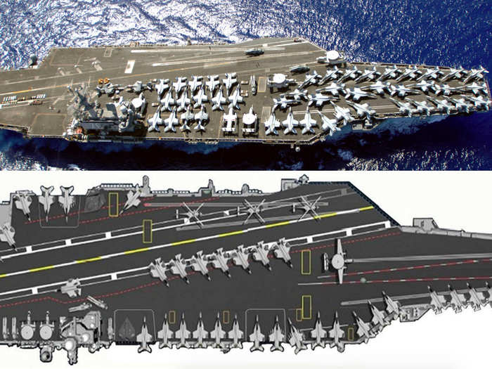 Furthermore, the US is developing an even larger, more advanced class of aircraft carrier with an outsized power core to support weapons of the future like railguns and lasers.