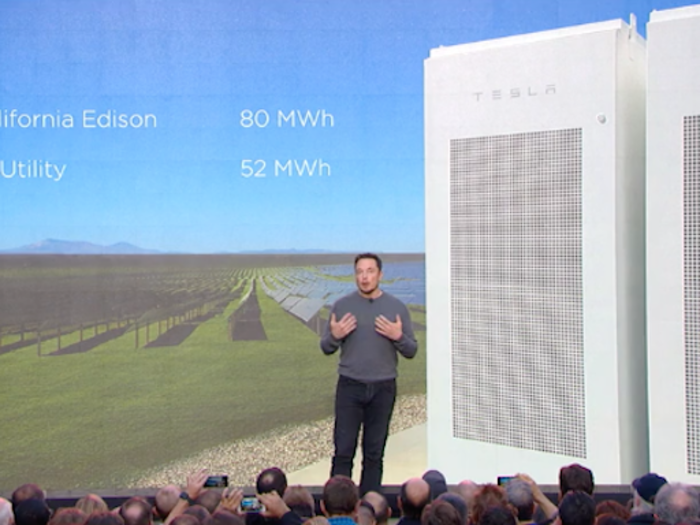 Musk introduced Powerpack 2.0 in a blog post before the Friday night event. The new Powerpack now stores 210 kWh per unit. The Powerpack also comes with an inverter.