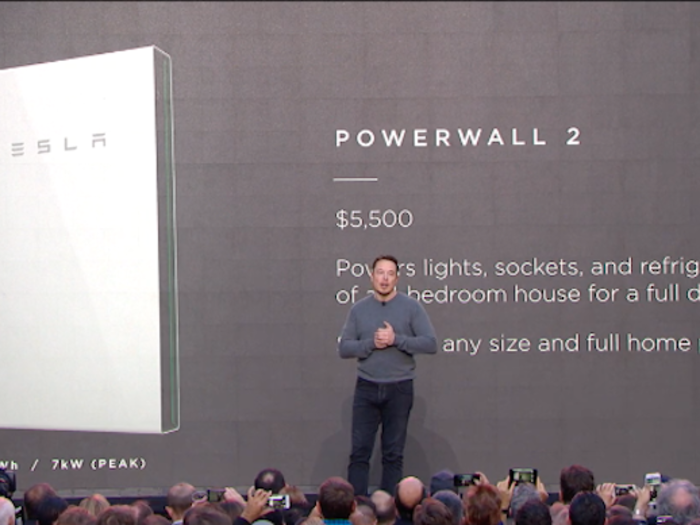 Tesla estimates it will cost $1,000 to install Powerwall 2.0. The first units are expected to ship in December, with installations beginning January 2017.