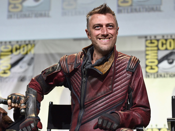 The younger brother of "Guardians of the Galaxy" director James Gunn, Sean played Kraglin in the first film and is set to reprise the role in the sequel.