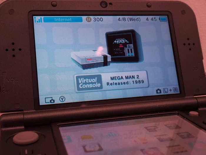 The 3DS also has the Nintendo eShop, where you can buy and download games. The eShop also supports the Nintendo Virtual Console, where you can download pixel-perfect recreations of select games from Nintendo consoles gone by.