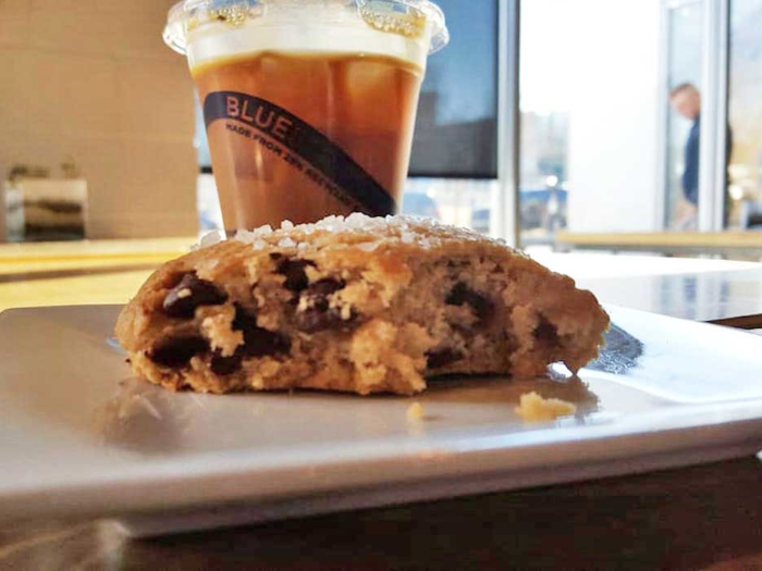 Oklahoma City, Oklahoma: the salted chocolate chip cookie at Elemental Coffee Roasters