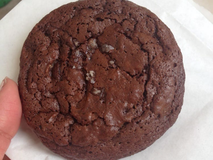 Miami, Florida: the salted dark chocolate cookie at Zak the Baker