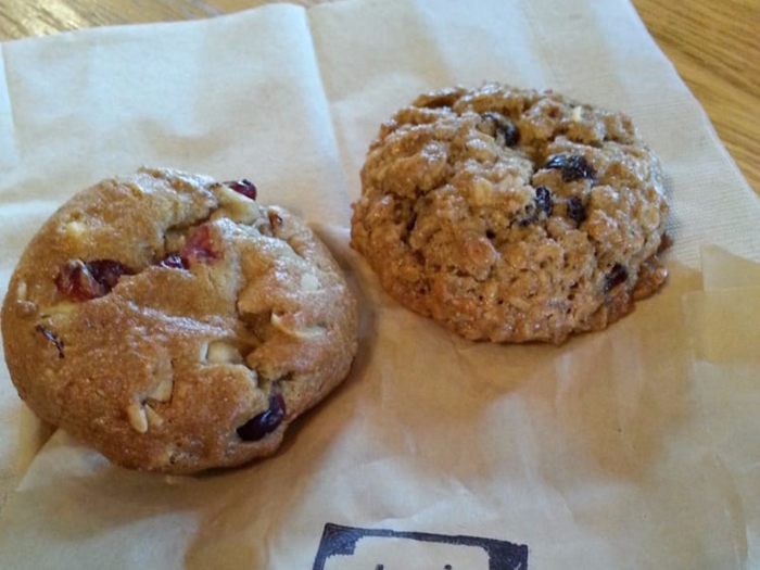 Phoenix, Arizona: the white chocolate cranberry cookie at Jewel