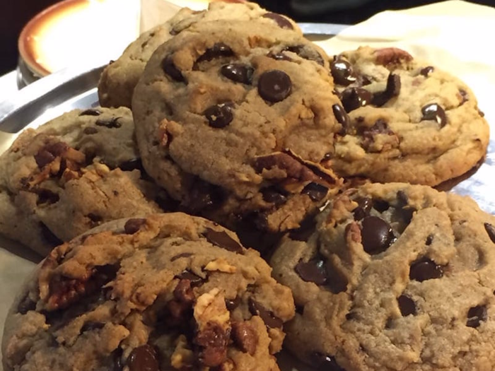 Little Rock, Arkansas: the chocolate chip praline cookie at the Root Cafe