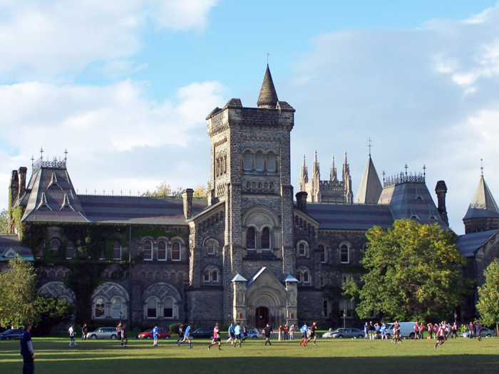 14. University of Toronto, Canada — Founded in 1827, the university offers over 900 courses to over 60,000 students. It is known as a centre of innovation and research, and was the birthplace for scientific breakthroughs, including the discovery of insulin and invention of the electron microscope.