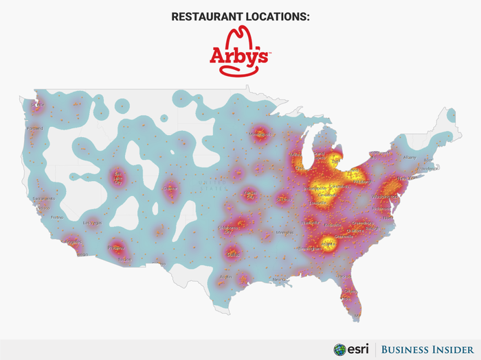 #14 Arby’s has 3,131 stores in the US.