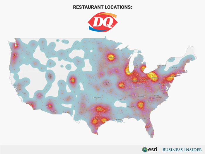 #12 Dairy Queen has 3,885 stores in the US.