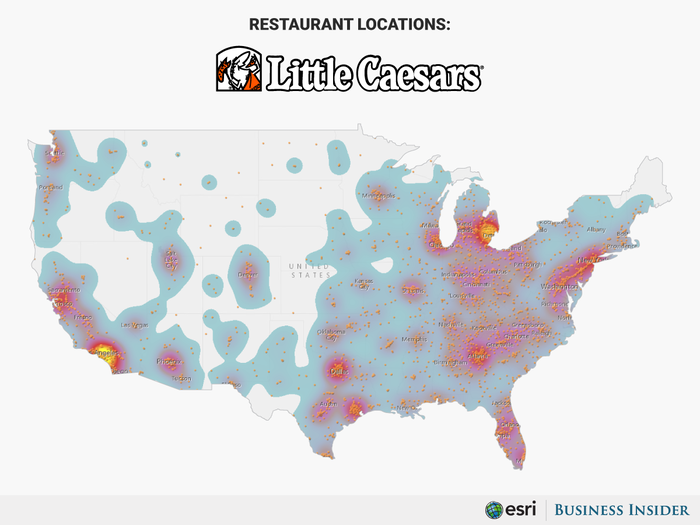 #11 Little Caesar’s has 4,397 stores in the US.