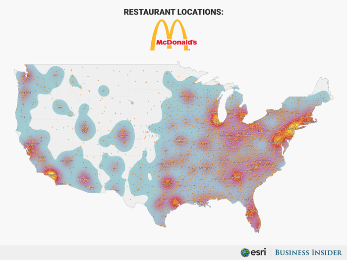 #2 McDonald’s has 13,813 stores in the US.