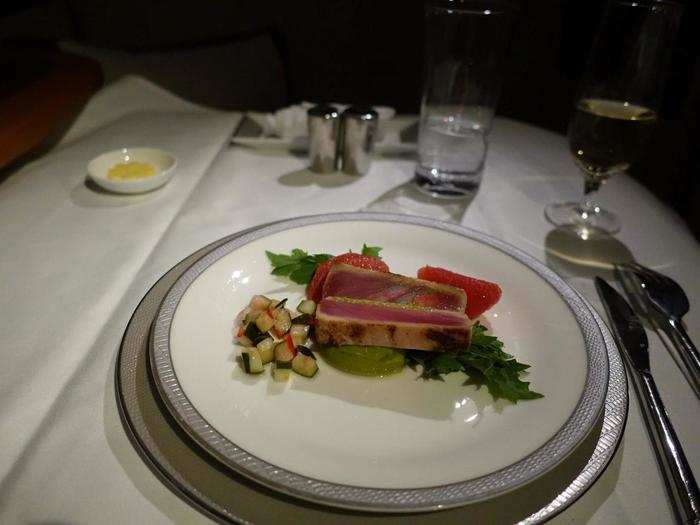 This was tailed by seared tuna, which was fresh and quite delightful.