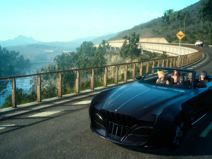 No, really, it is a road trip. The world of "Final Fantasy XV" is a unique blend of fantasy magic and modern day cities and vehicles. It