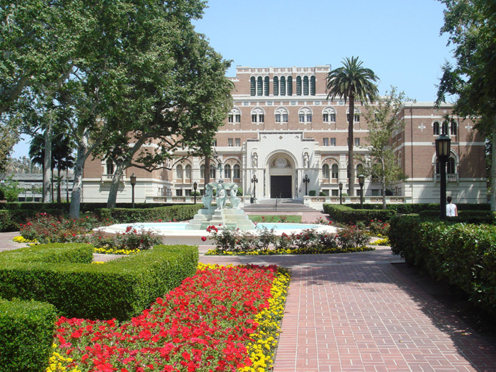 2. University of Southern California — 13,340 foreign students