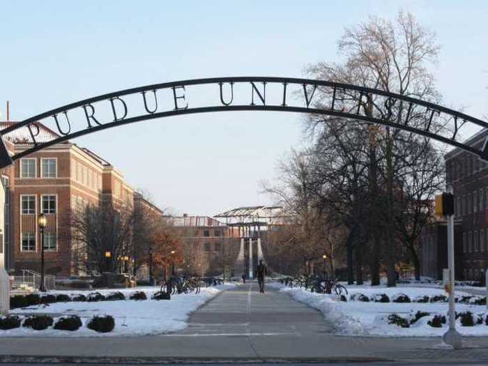 8. Purdue University - West Lafayette — 10,563 foreign students