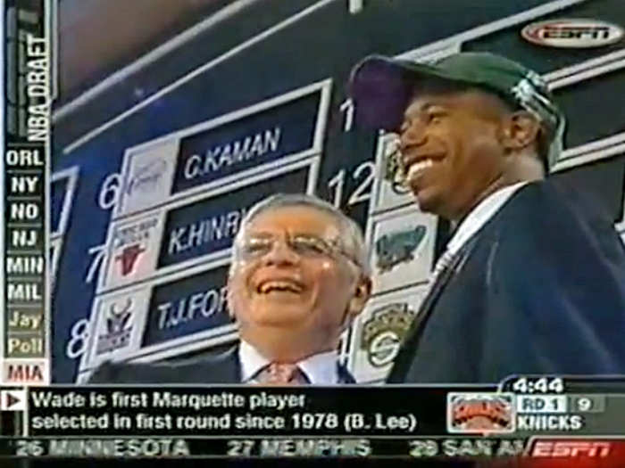 TJ Ford was picked No. 8 overall by the Milwaukee Bucks.