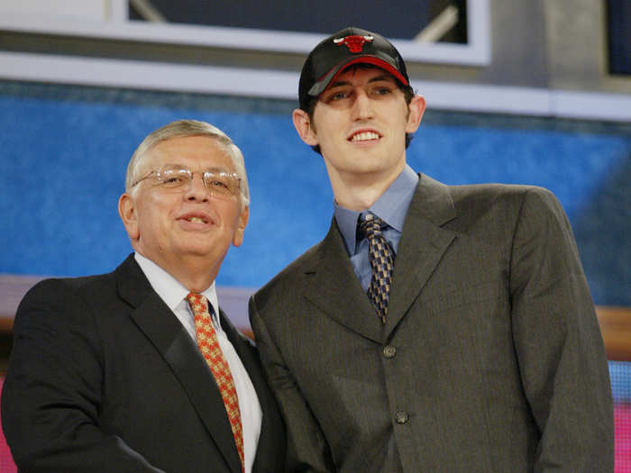 Kirk Hinrich was picked No. 7 overall by the Chicago Bulls