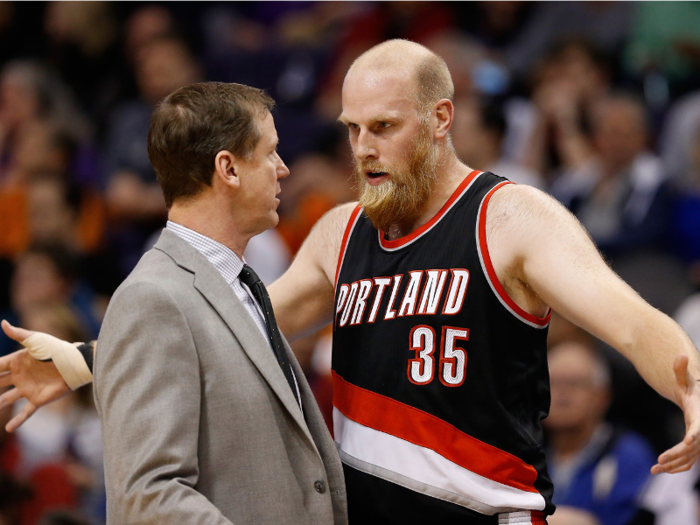 Kaman played for the Trail Blazers in 2015-16, but did not return to the team this season.