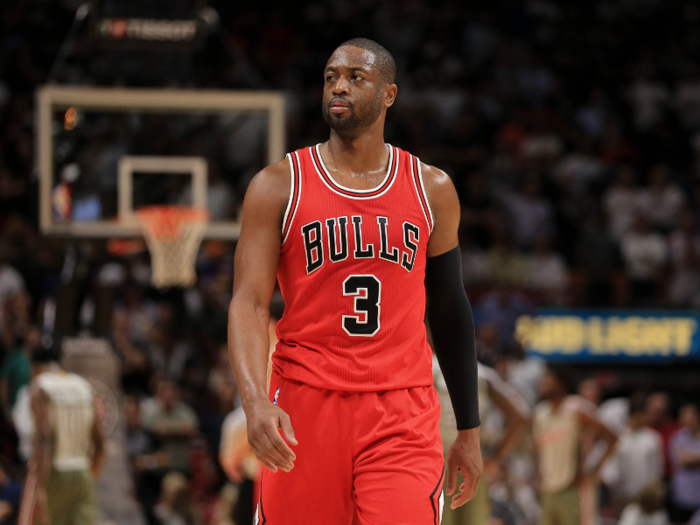 After a falling-out with the Heat in free agency, Wade joined the Bulls over the summer.
