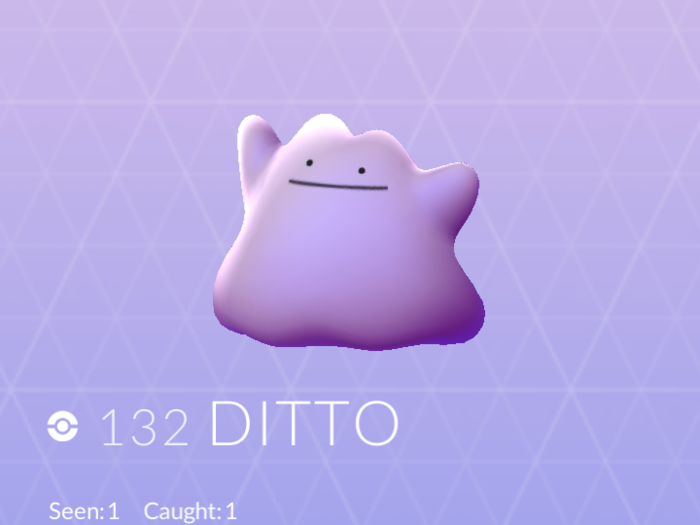 You have to walk 3 kilometers to get a candy from Ditto as your trainer