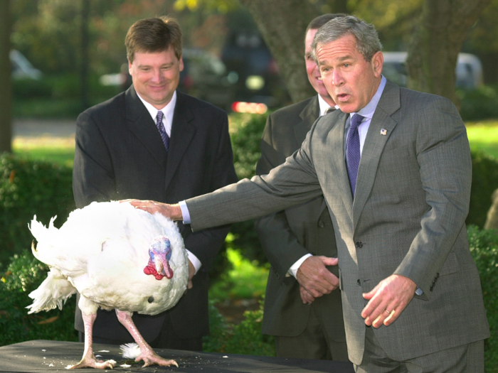 President George W. Bush continued his father