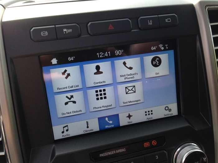 Infotainment is served up by Ford