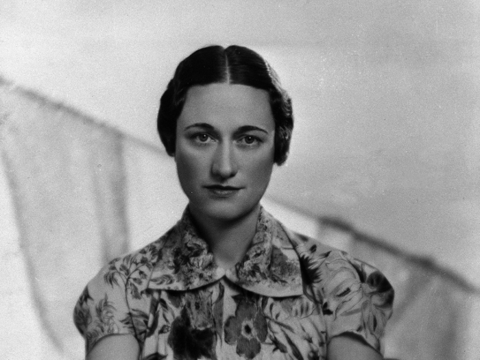 Williams looks remarkably like the real Wallis Simpson, pictured here in 1936.