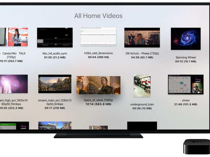 The beloved free, open-source, play-everything video player VLC is available for Apple TV. If you