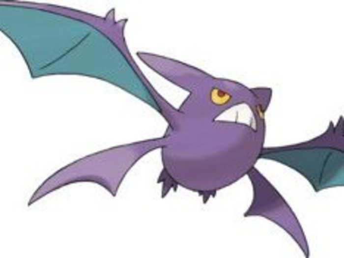 Golbat evolves into Crobat.