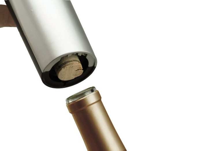 An electric wine bottle opener.