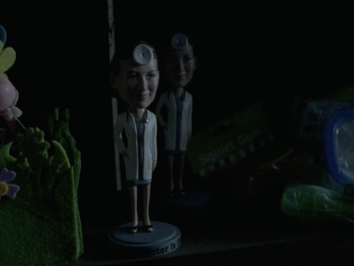 Tara comes across a doctor bobblehead and takes it back with her back to Alexandria.