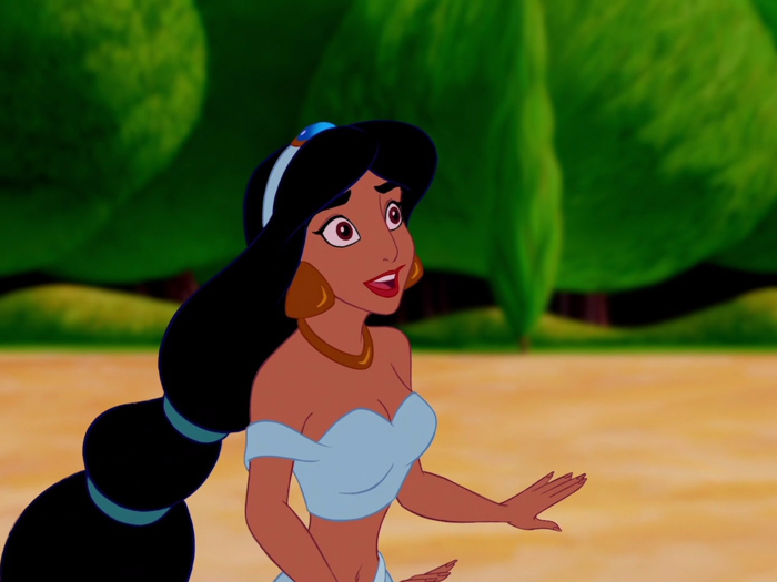 Jasmine is a strong-willed, free-spirited princess on the run in 1992