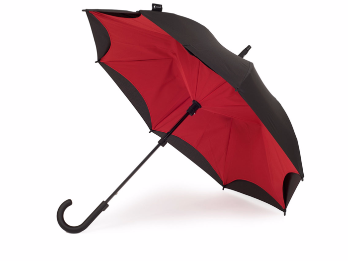 A cleverly-designed umbrella for the wet weather.