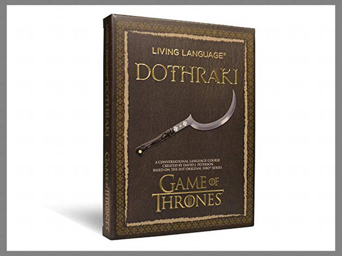 "Living Language Dothraki: A Conversational Language Course" by David J. Peterson