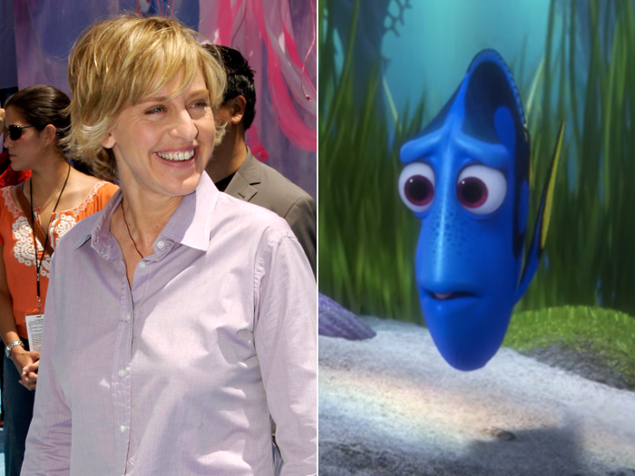 Two years later, she voiced the famously forgetful Dory in "Finding Nemo."