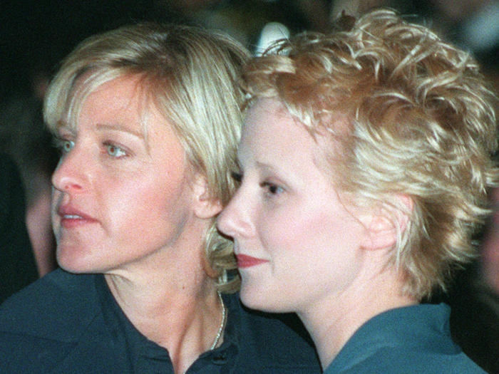 Soon, DeGeneres was making public appearances with her girlfriend, actress Anne Heche. The couple would split in 2000.