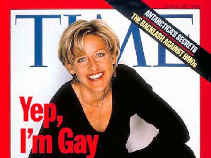 Then, in 1997, everything changed. DeGeneres decided to come out as gay — on the cover of time magazine.