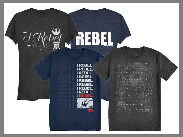 "Rogue One: A Star Wars" story T-shirts