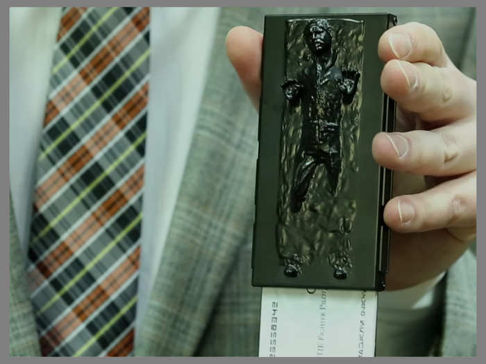 Han Solo business card holder