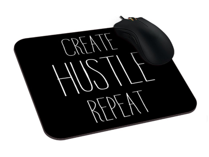 "Create Hustle Repeat" mousepad - $7.09