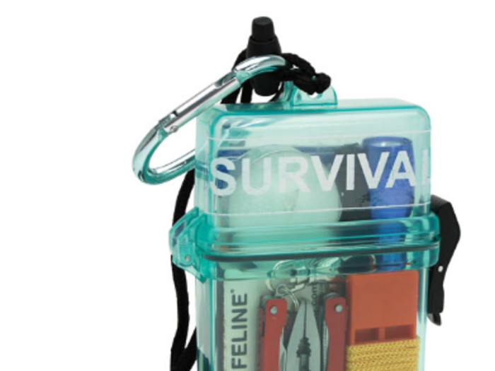 Waterproof survival kit - $10.95