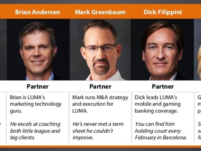 Meet the Senior LUMA Team.