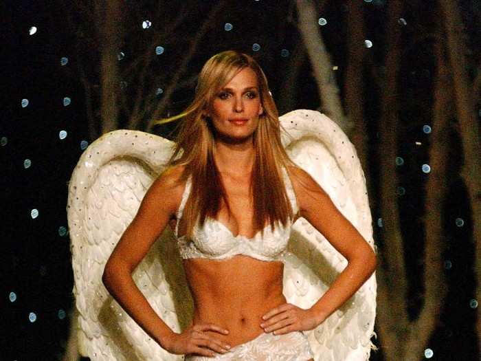 In 2001, the show moved to Bryant Park in New York City. Model Molly Sims walked the runway with much larger angel wings — the trend had become iconic.