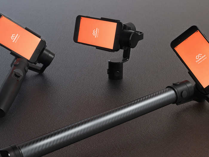 FlowMotion also has accessories for the One, like an extension pole, spare batteries, and custom GoPro mounts. The FlowMotion One will cost $299 when it