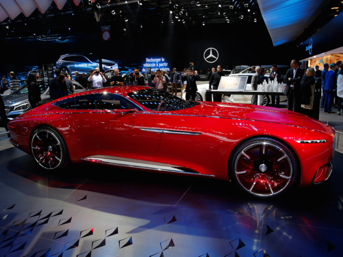 Mercedes said the 18.5-foot long concept can reach a top speed of 155 mph and accelerate to 60 mph in less than 4 seconds.